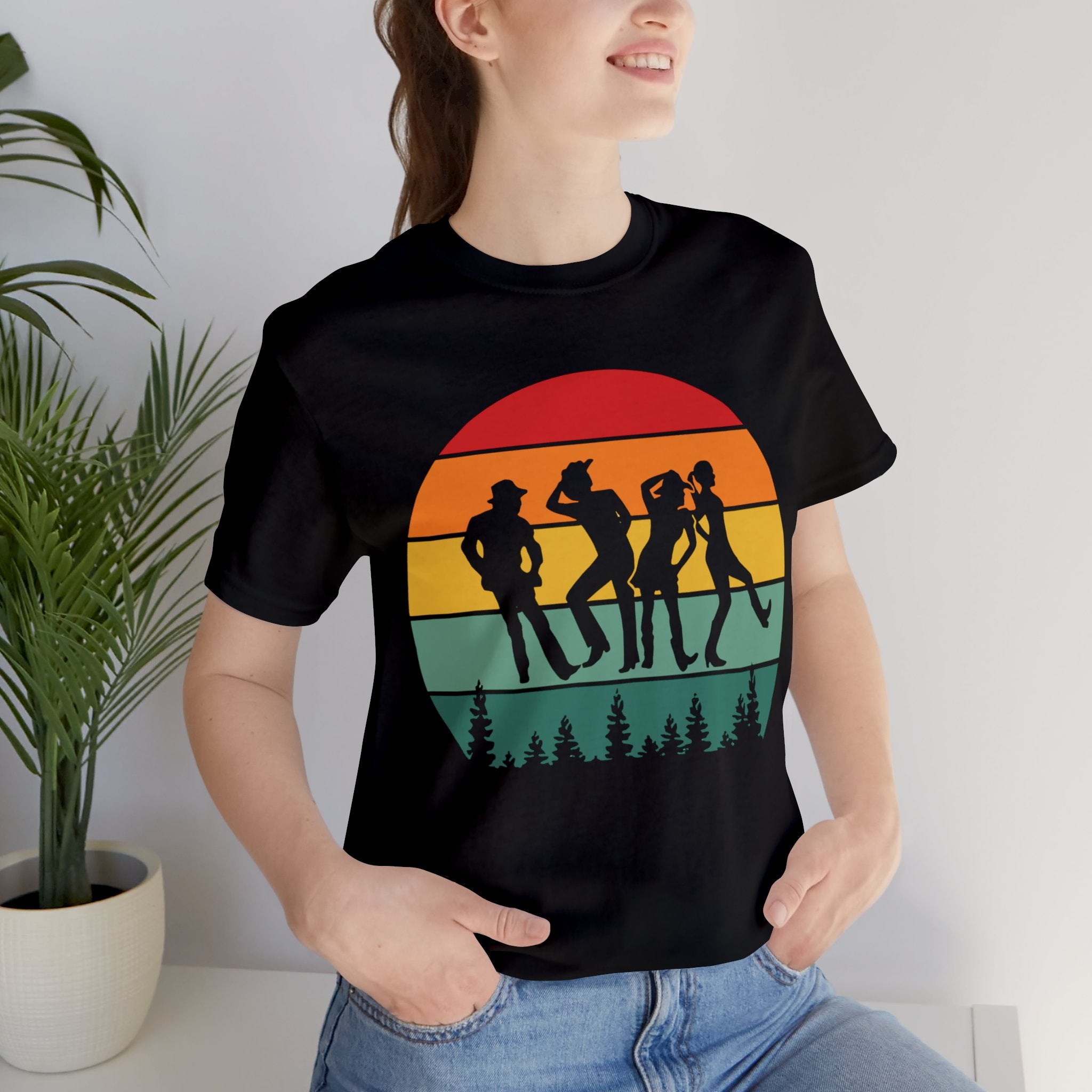Moonlit Line Dance T-Shirt Main image
