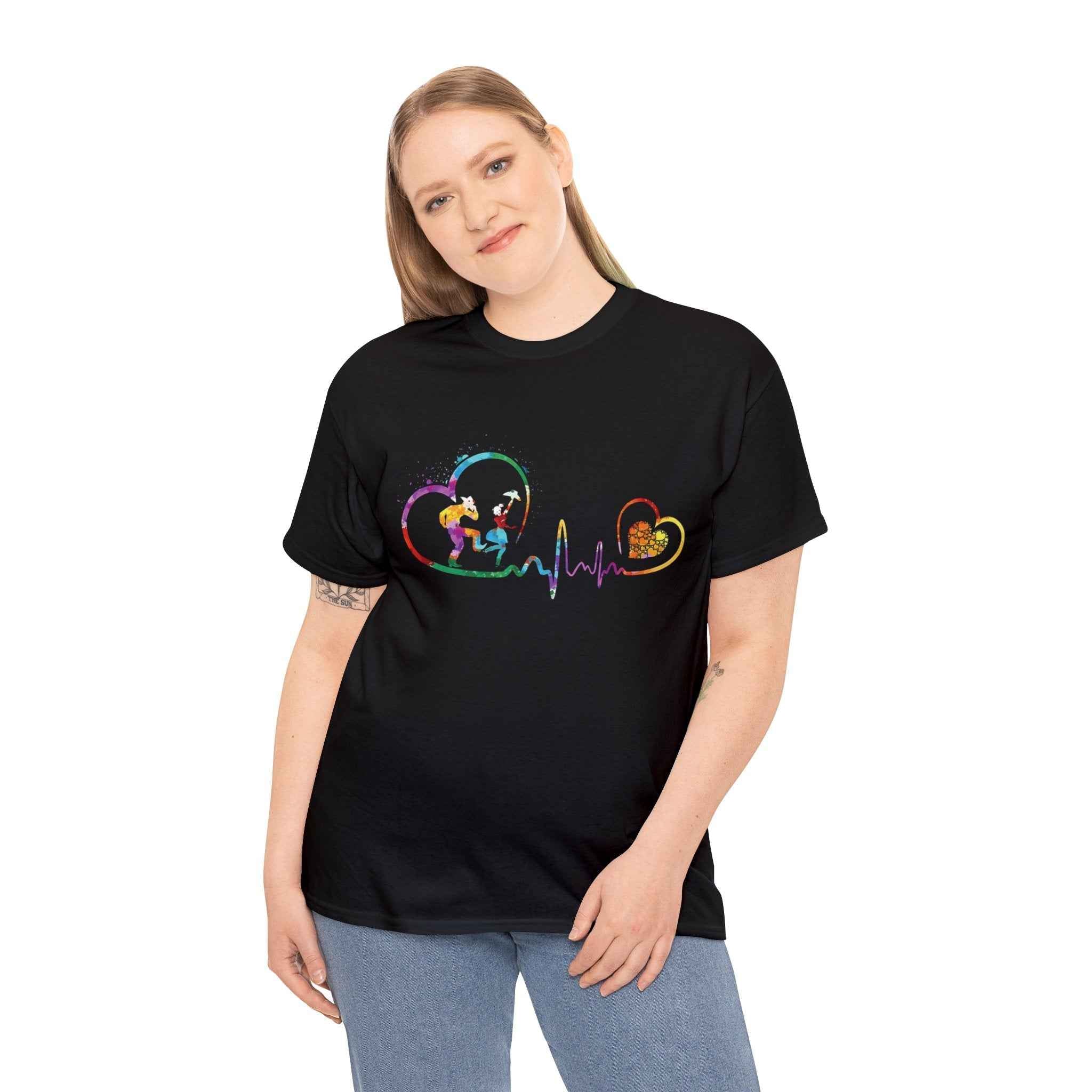 Line Dance Heartbeat T-Shirt Main image