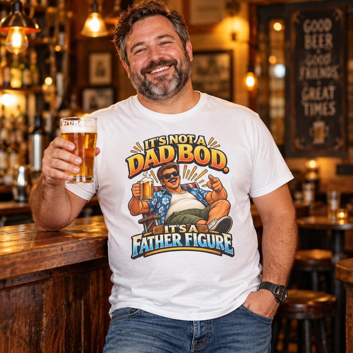 It's Not a Dad Bod It's a Father Figure Tee