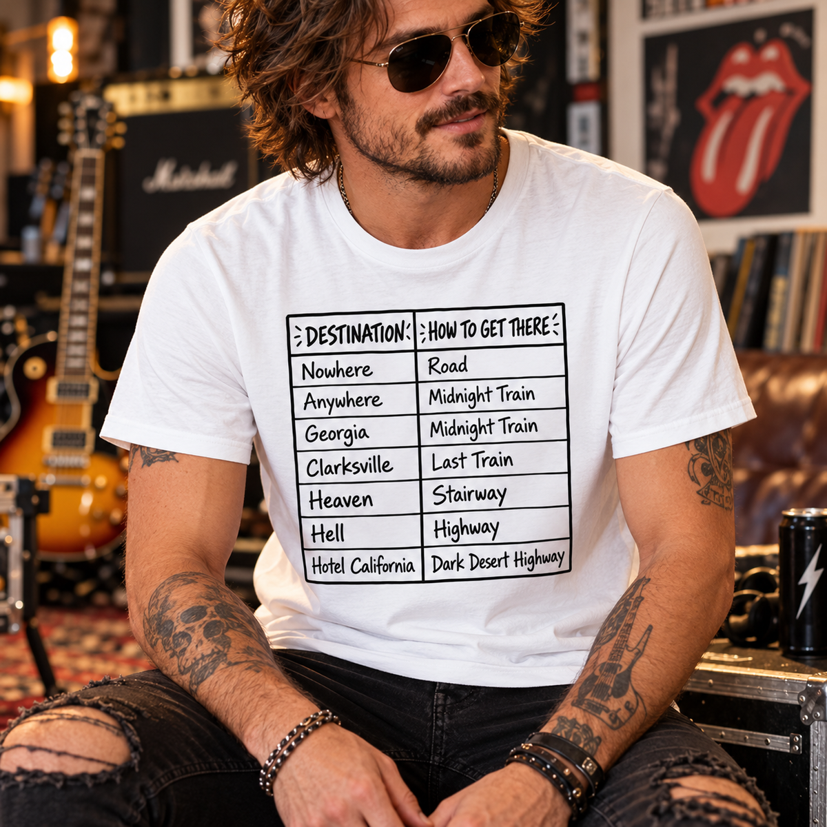 Rock n Roll Destination Tee