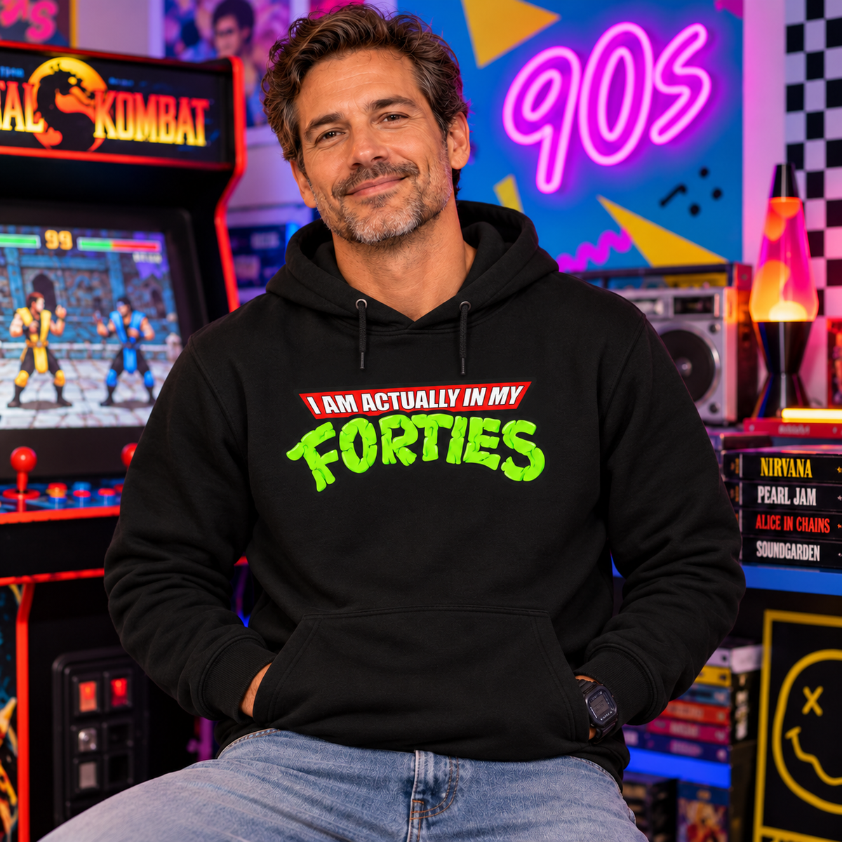 I'm Actually in my Forties Hoodie Main image