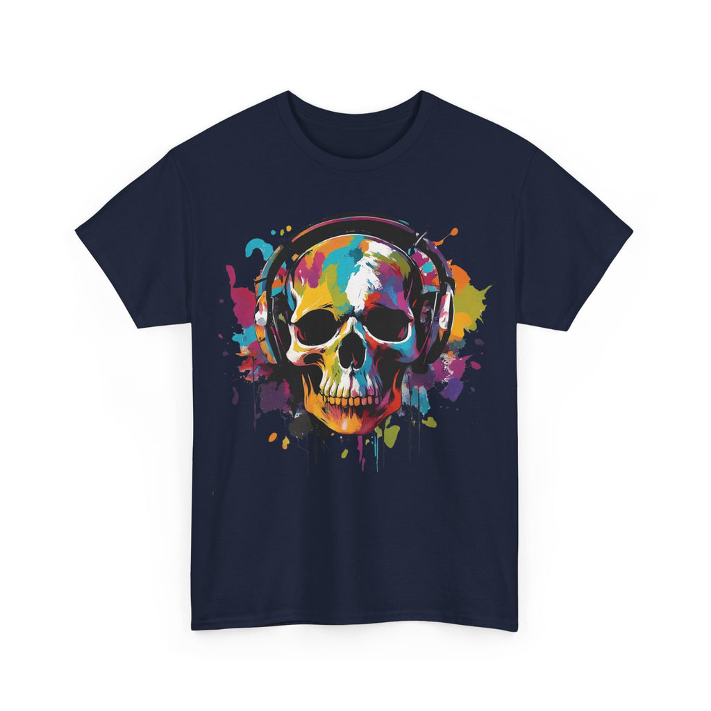 Graffiti Style Skull Music - T-Shirt