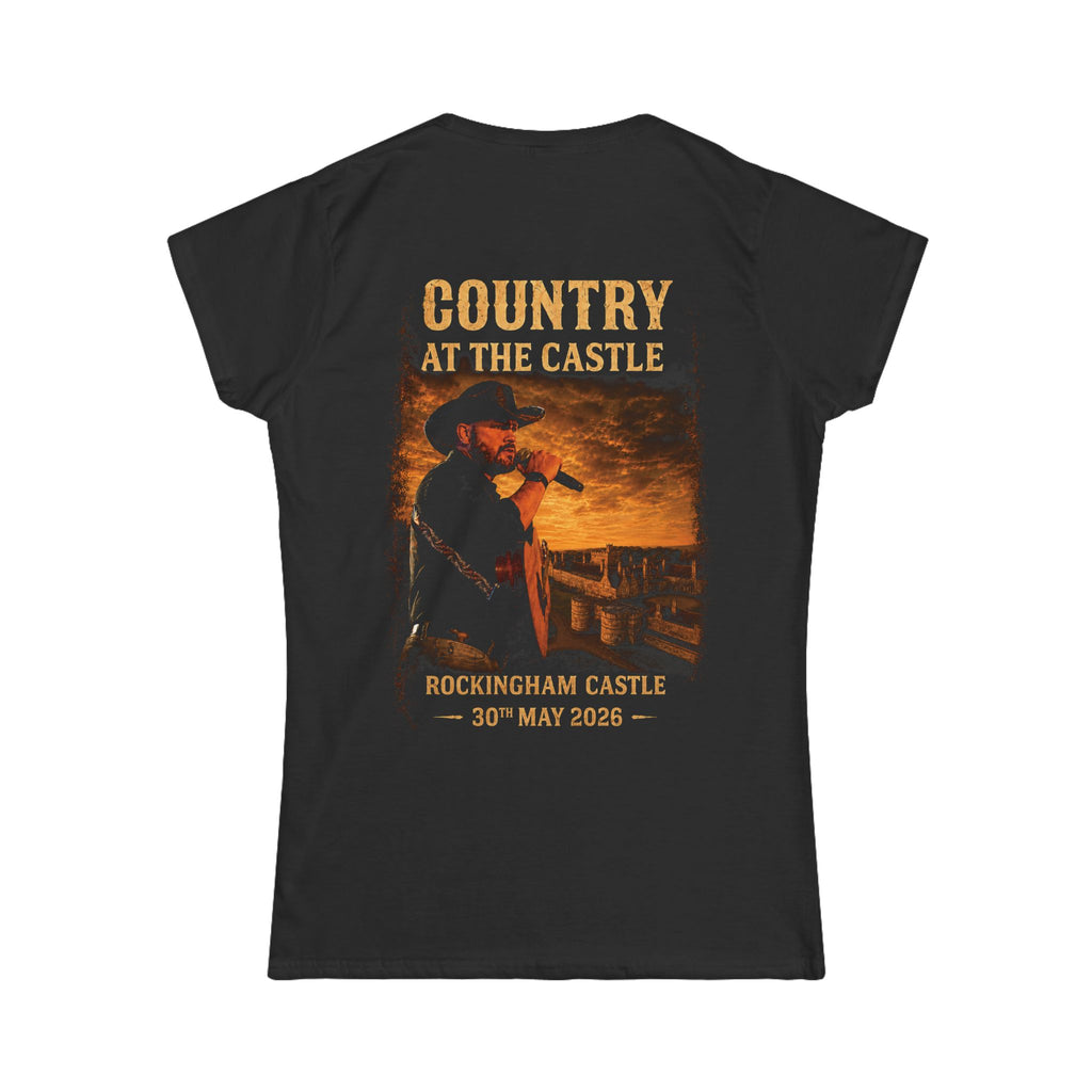 Ladies Fit Country at the Castle Black Tee