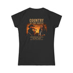 Ladies Fit Country at the Castle Black Tee