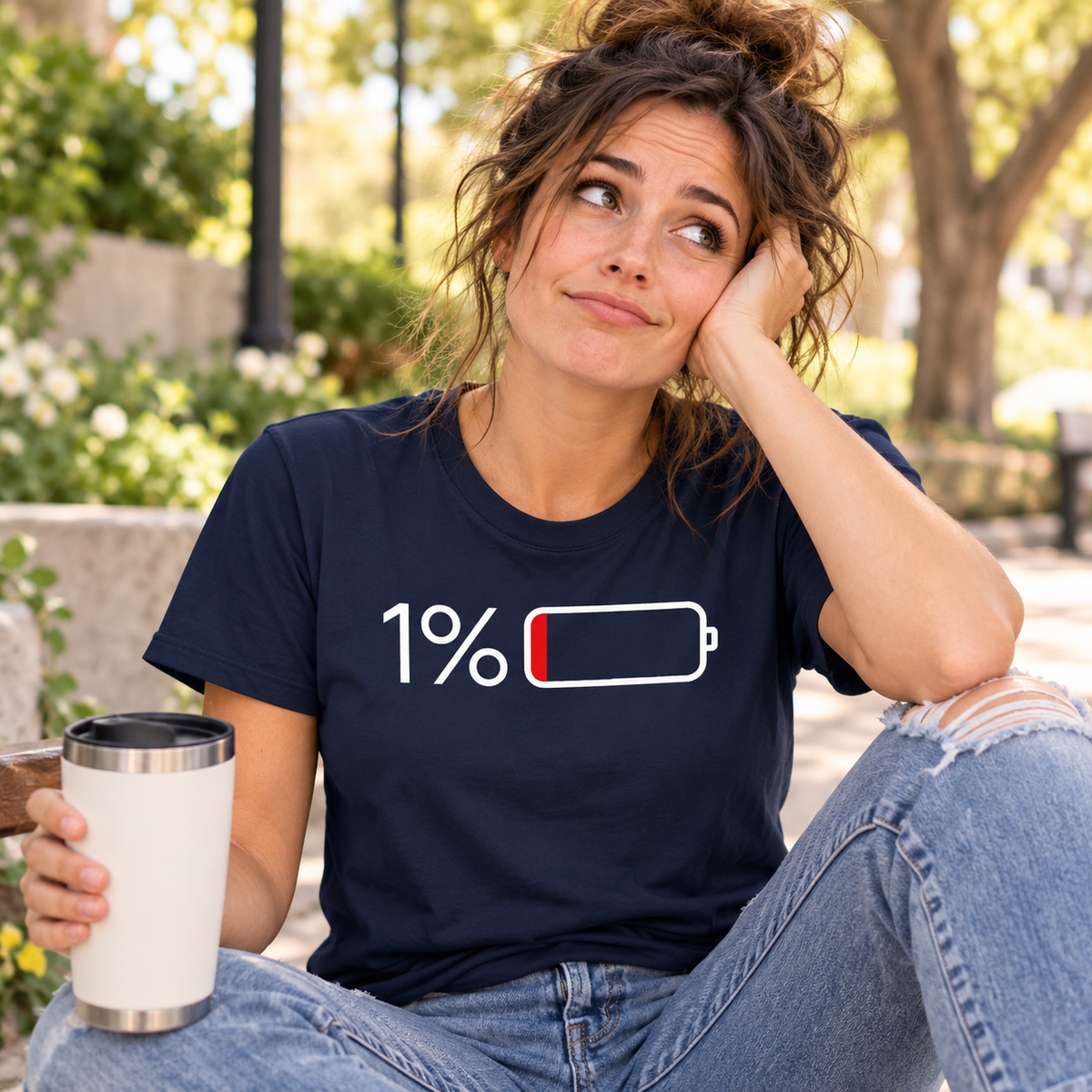 1% Battery T-Shirt