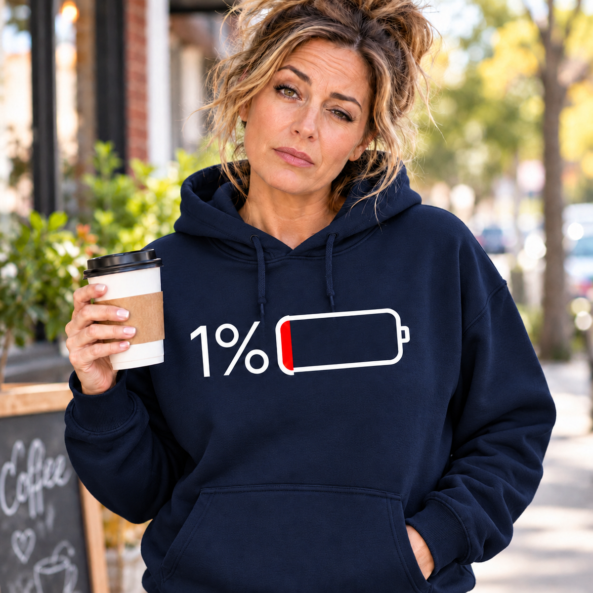 1% Battery Hoodie Main image