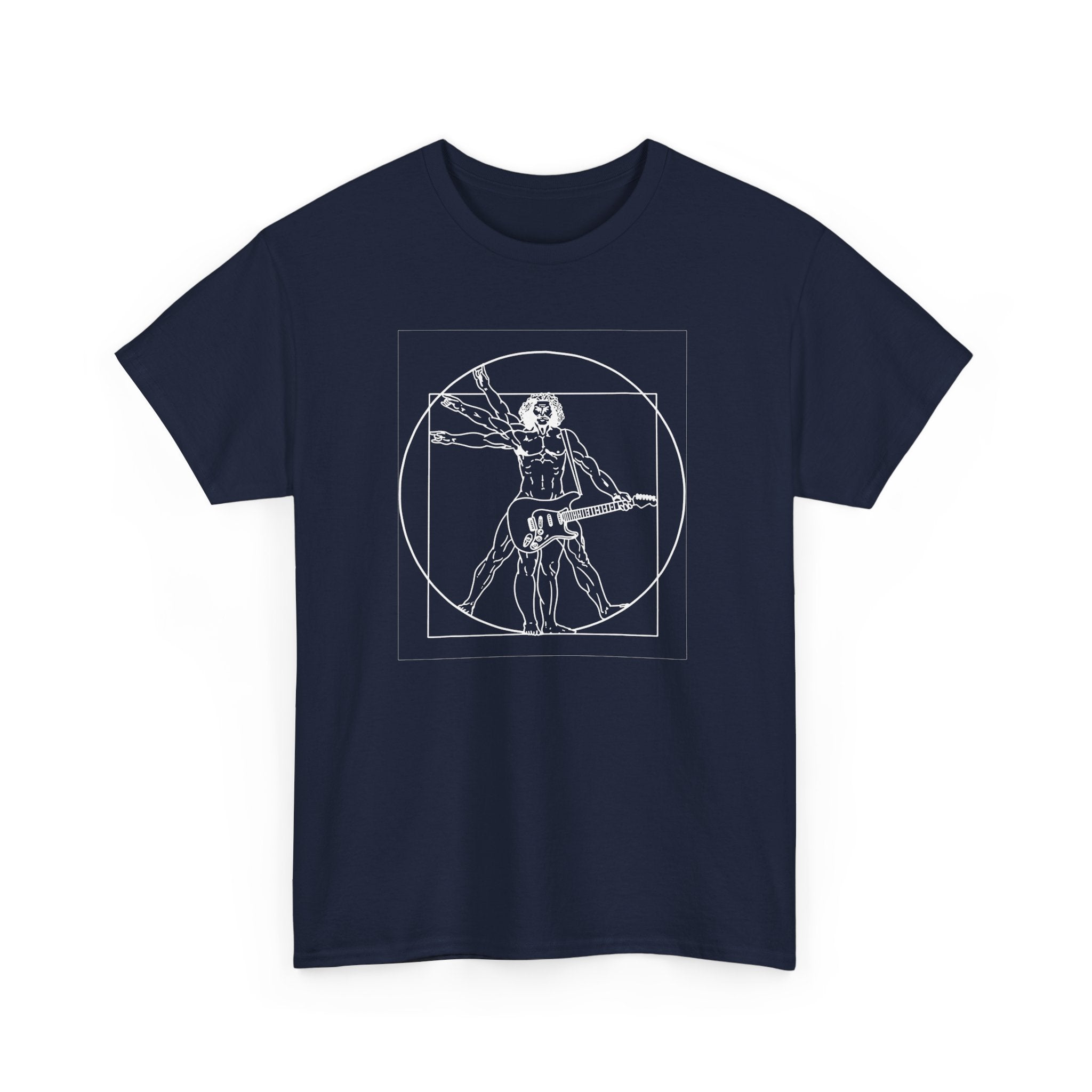 Vitruvian Guitarist - T-Shirt Secondary image