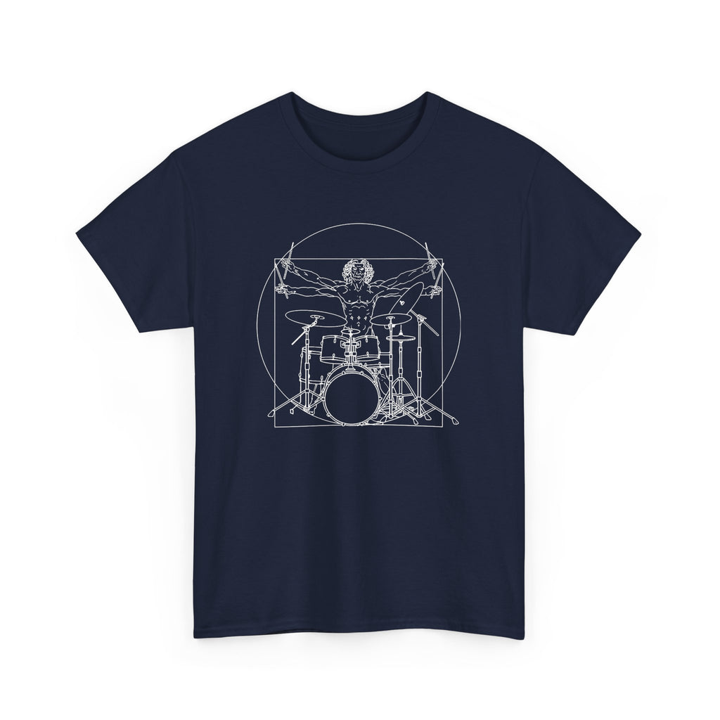 Vitruvian Drummer - T-Shirt
