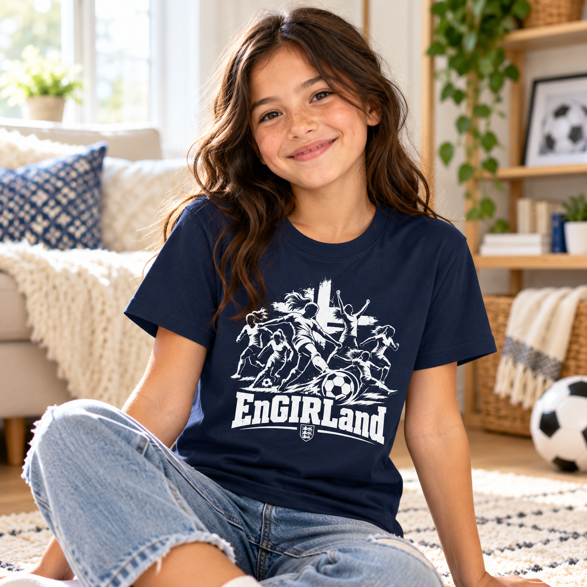EnGIRLand Football Tee