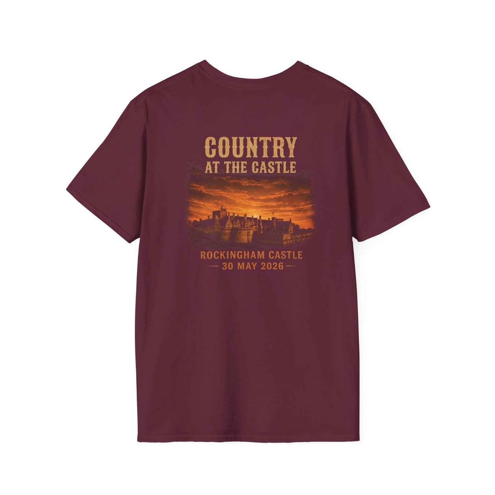 Rockingham Castle Maroon Tee