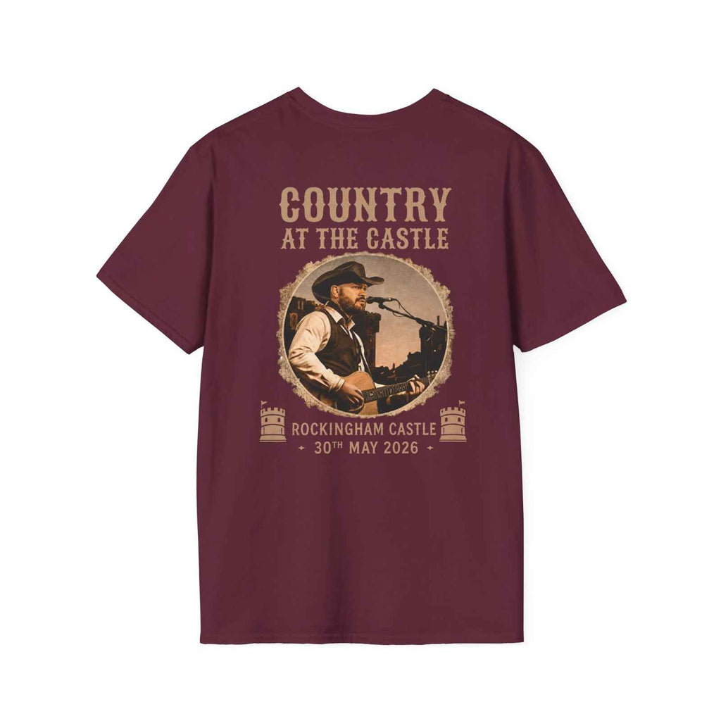 Rory Circle Country at the Castle Maroon Tee