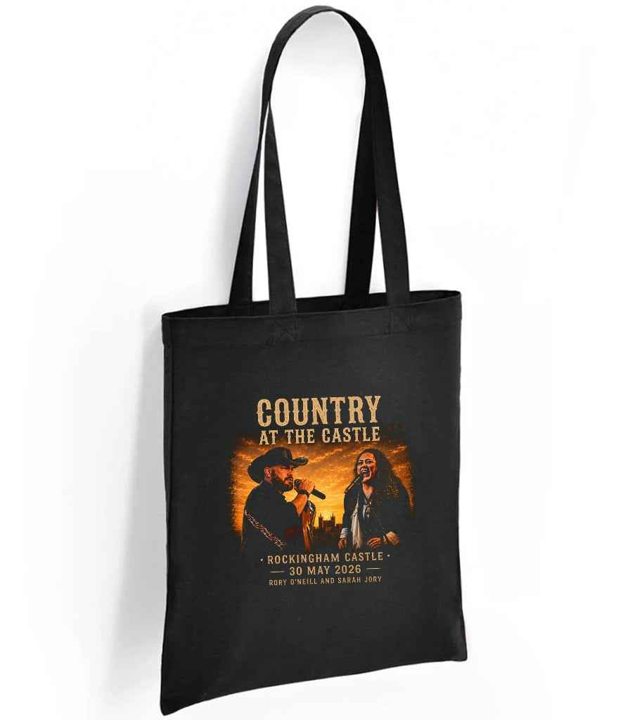 Rory and Sarah Country at the Castle Black Tote Bag Main image