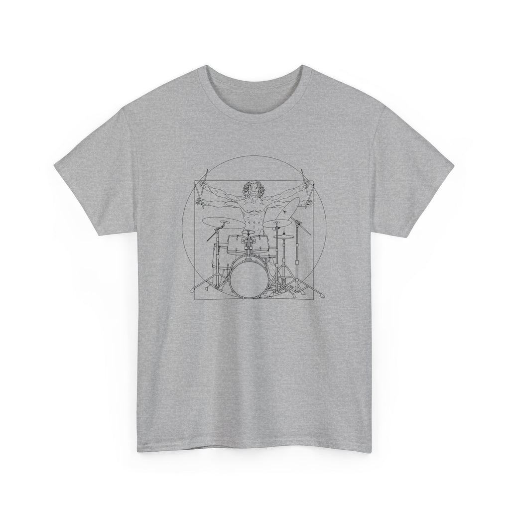 Vitruvian Drummer - T-Shirt