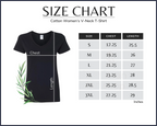 Ladies V-Neck Country at the Castle Black Tee