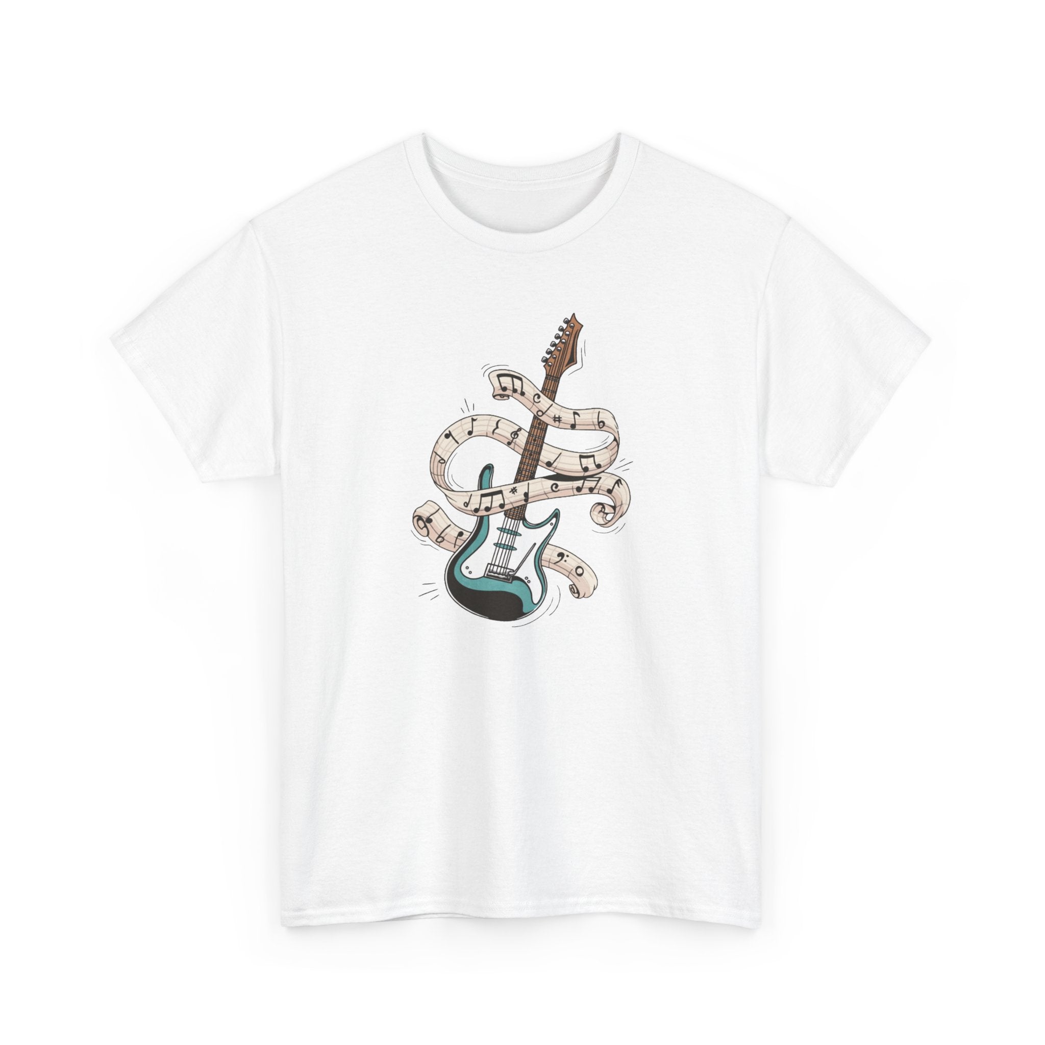 Guitar Musical Notes - T-Shirt