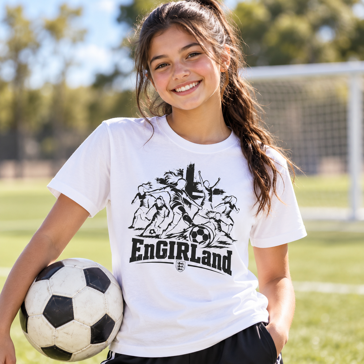 EnGIRLand Football Tee