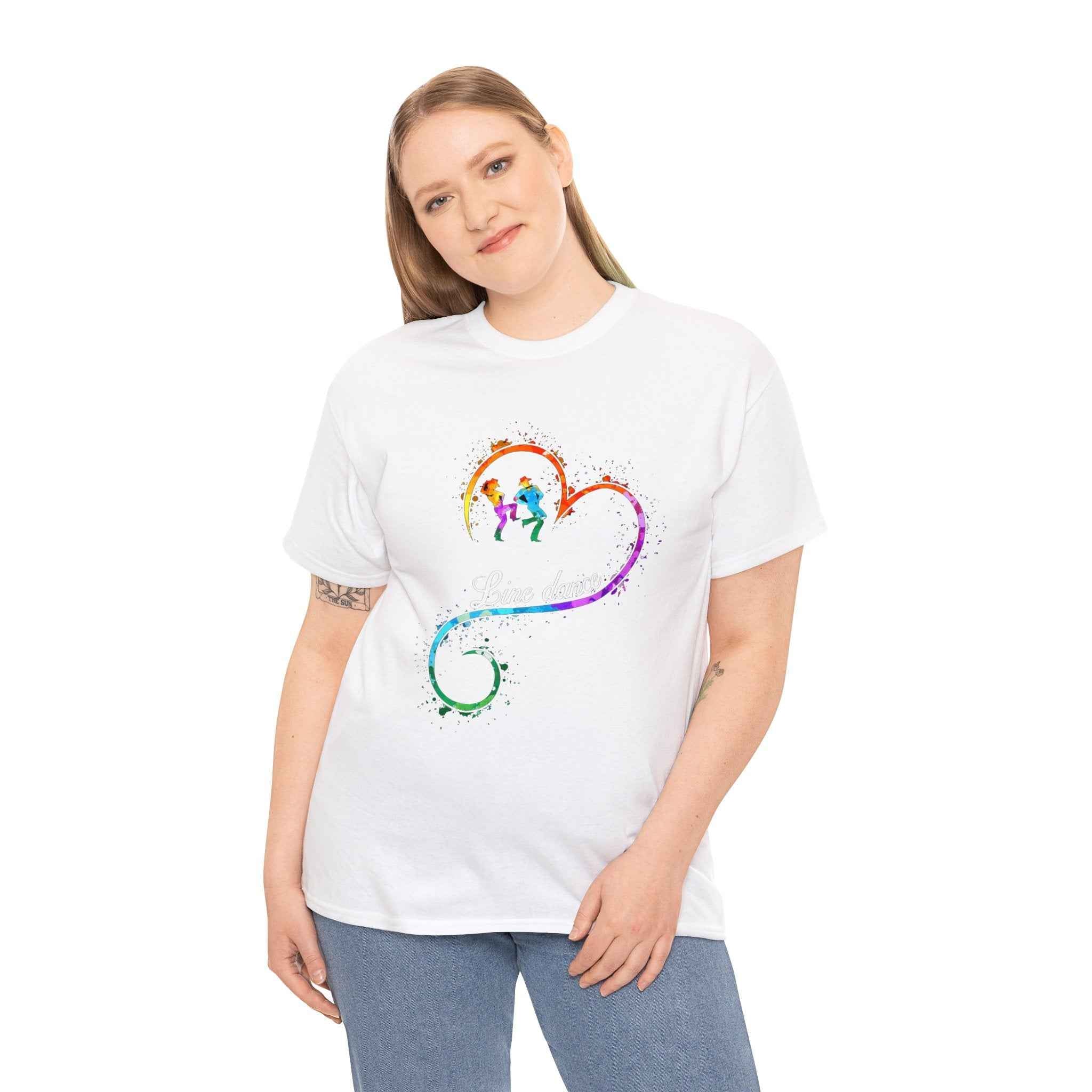 Line Dance Heart T-Shirt